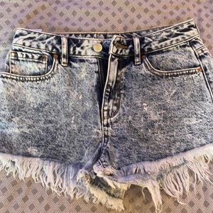pacsun denim shorts